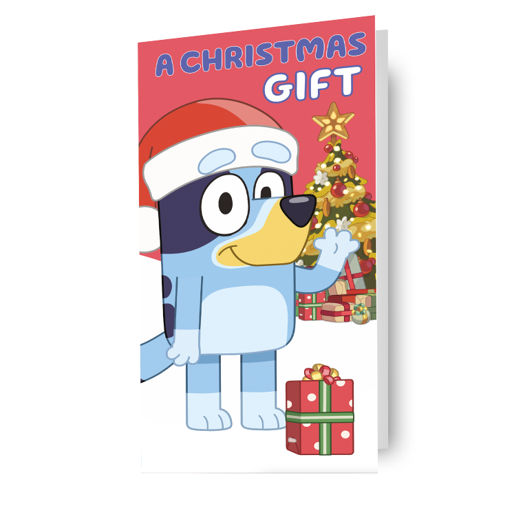 Bluey Kerstgeld Portemonnee