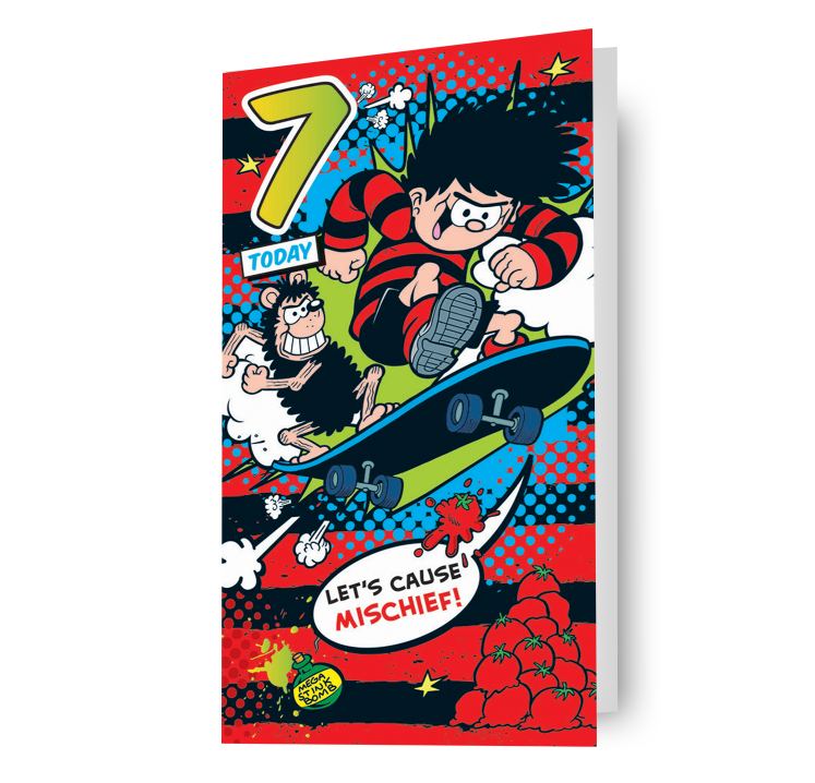 Beano Leeftijd 7 Verjaardagskaart