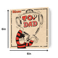 Beano 'Top Dad' Father's Day Card