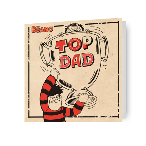 Beano 'Top Dad' Father's Day Card