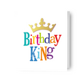 Brightside 'Birthday King' Birthday Card