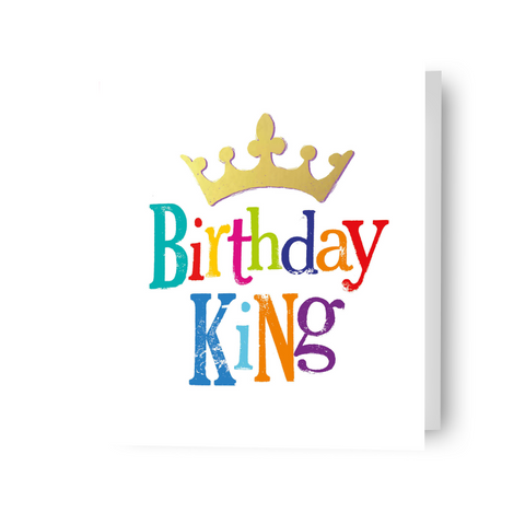 Brightside 'Birthday King' Birthday Card