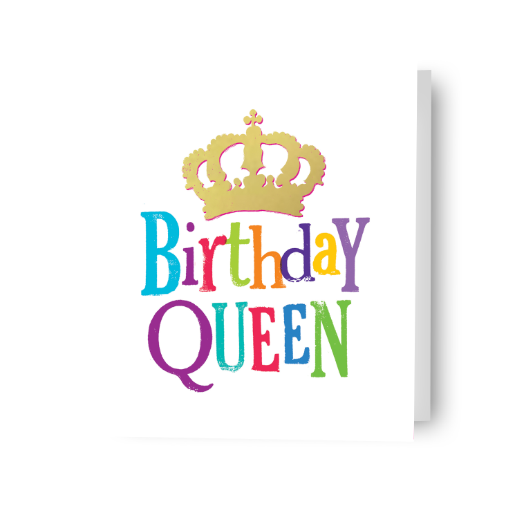 Brightside 'Birthday Queen' verjaardagskaart