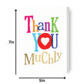 Brightside 'Thank You Muchly' Thank You Card