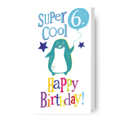 Brightside Age 6 Birthday Card