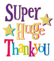 Brightside 'Super Huge Thank You' Card