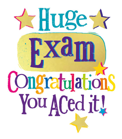 Brightside 'Huge Exam Congratulations You Aced It' Card