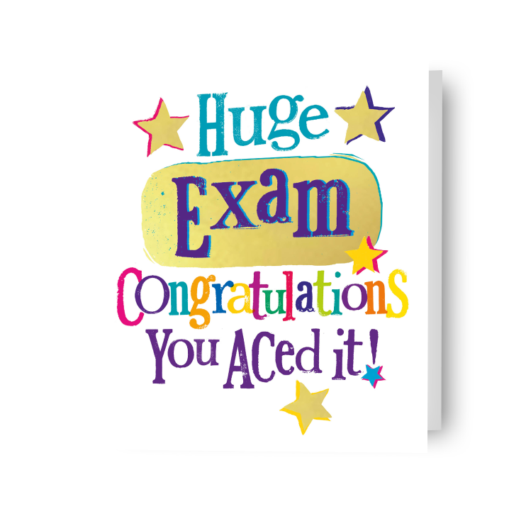 Brightside 'Huge Exam Congratulations You Aced It' Card