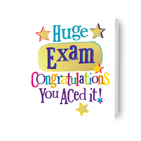 Brightside 'Huge Exam Congratulations You Aced It' Card