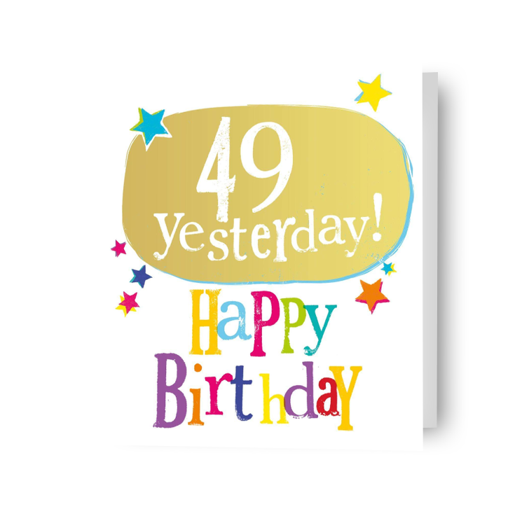 Brightside Age 50 Birthday Card