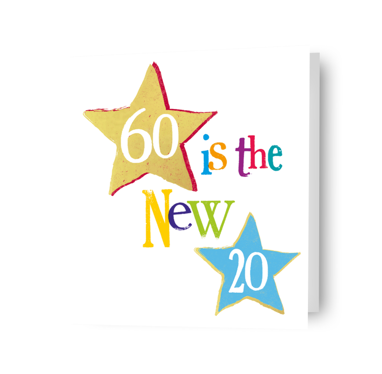 Brightside Age 60 Birthday Card