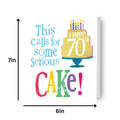 Brightside Age 70 Birthday Card
