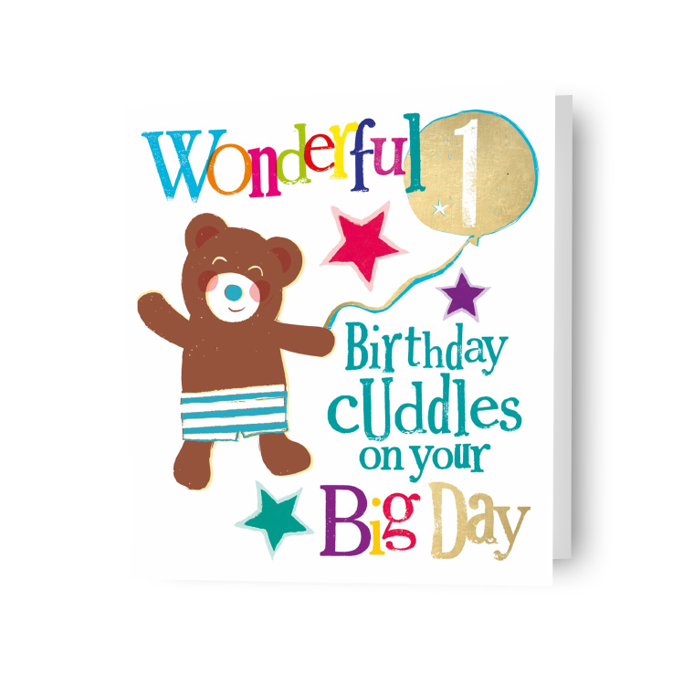 Brightside Age 1 Birthday Card