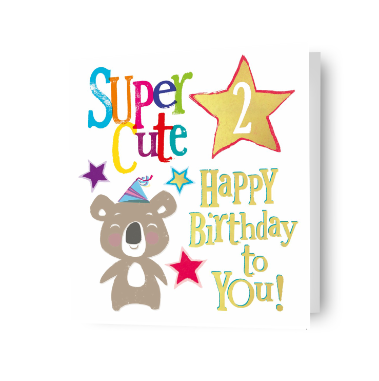 Brightside Age 2 Birthday Card