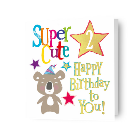 Brightside 'Super Cute 2' Birthday Card