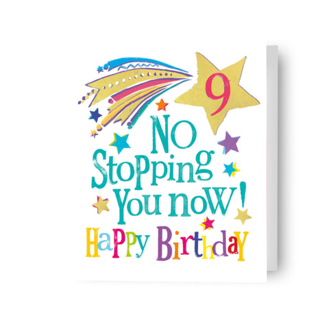Brightside Age 9 Birthday Card