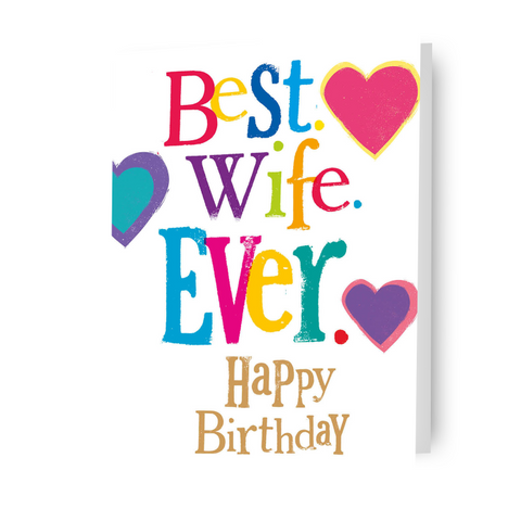 Brightside 'Best Wife Ever' Birthday Card