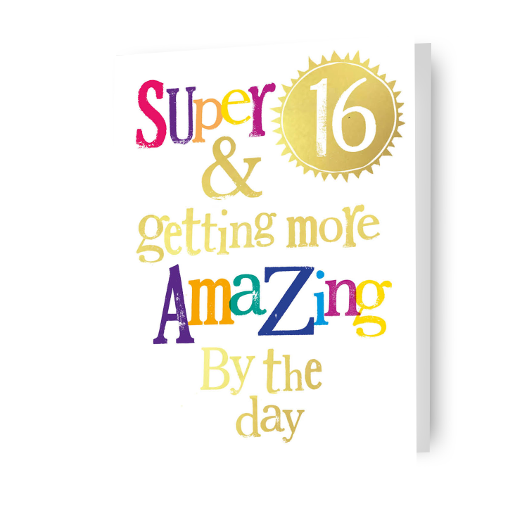 Brightside Age 16 Birthday Card