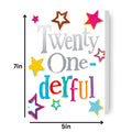 Brightside Age 21 Birthday Card