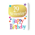 Brightside '29 Yesterday' Age 30 Birthday Card