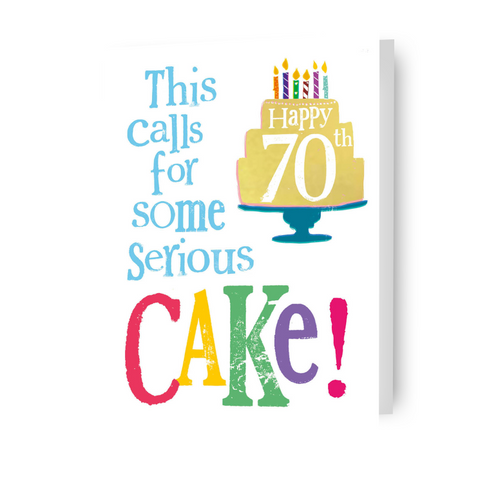 Brightside Age 70 Birthday Card