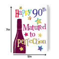 Brightside Age 90 Birthday Card