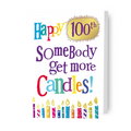 Brightside Age 100 Birthday Card