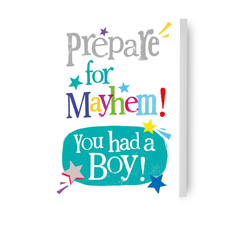 Brightside New Baby Boy Card