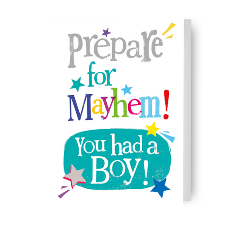 Brightside New Baby Boy Card