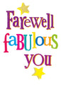Brightside 'Farewell Fabulous You' New Job Card