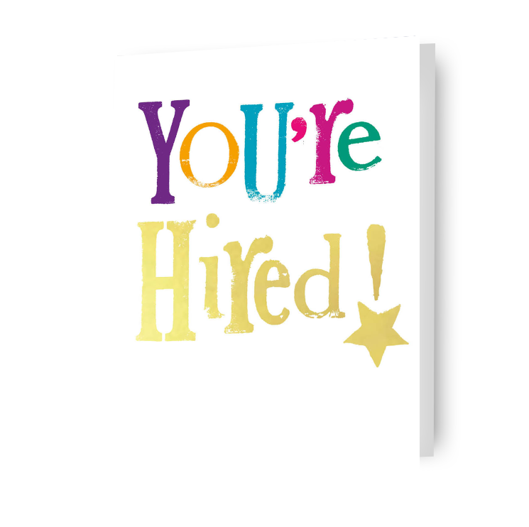 Brightside 'You're Hired' Nieuwe Jobkaart