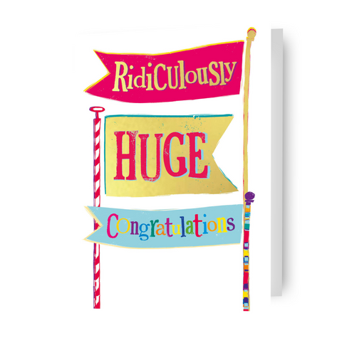 Brightside 'Ridiculously Huge Congratulations' Card