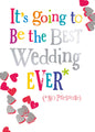 Brightside 'It's Going To Be The Best Wedding Ever' Wedding Card