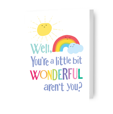 Brightside 'Wonderful' Blank Card
