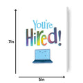 Brightside New Job 'You're Hired' Card