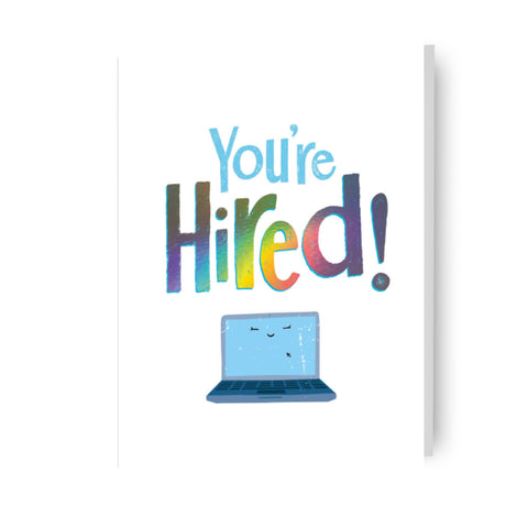 Brightside New Job 'You're Hired' Card