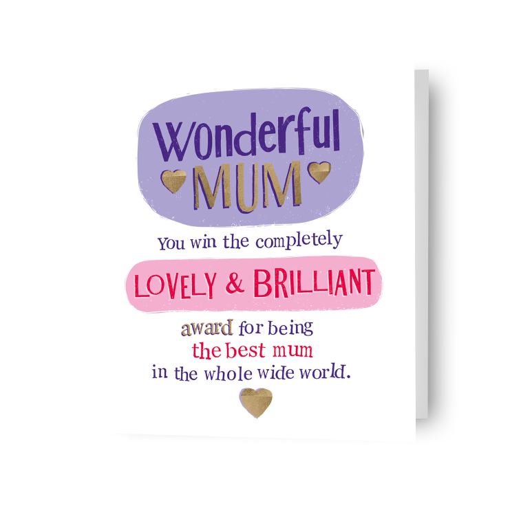 Brightside 'Wonderful Mum' Birthday Card