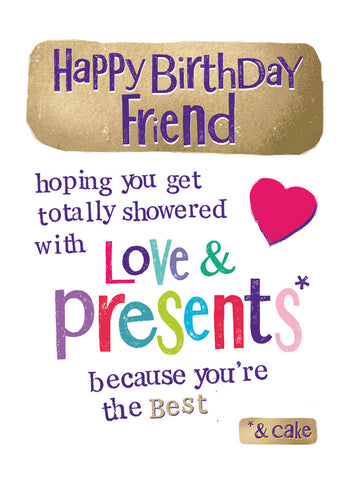 Brightside 'Happy Birthday Friend' Card