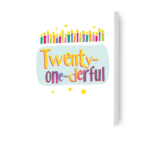 Brightside Age 21 Birthday Card