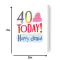 Brightside 40th Birthday Card
