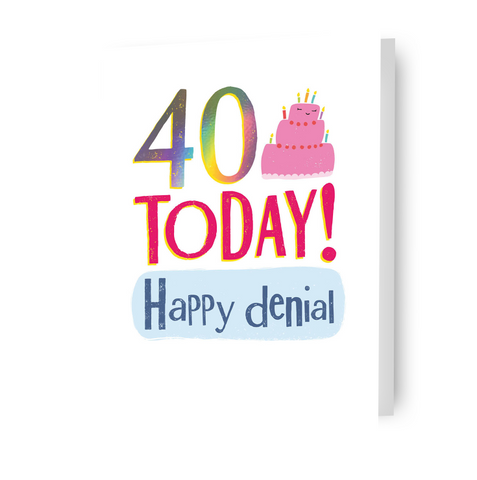 Brightside 40th Birthday Card