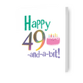 Brightside Age 50 Birthday Card