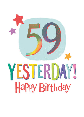 Brightside 60th Birthday Card