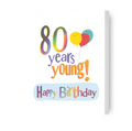 Brightside 80th Birthday Card