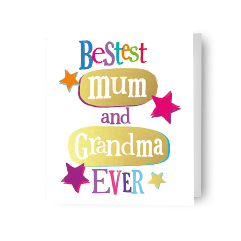 Brightside 'Bestest Mum and Grandma' Mother's Day Card