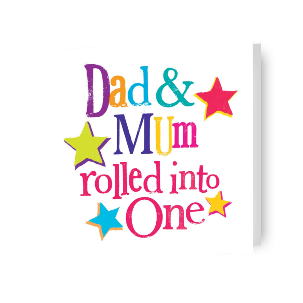 Brightside 'Dad & Mum Rolled Into One' Mother's Day Card