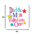 The Brightside 'Dad & Mum Rolled Into One' Mother's Day Card
