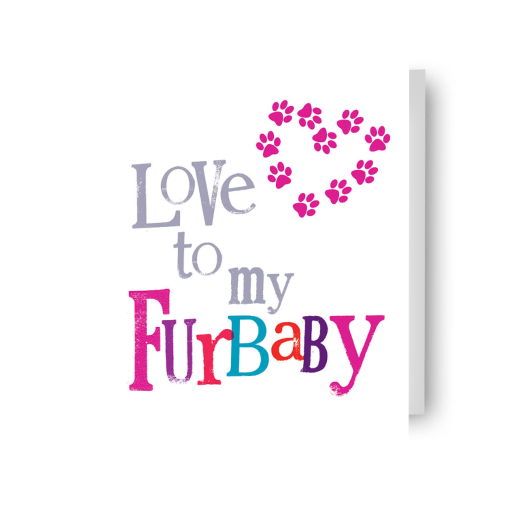 Brightside 'Love to my furbaby' Valentine's Day Card