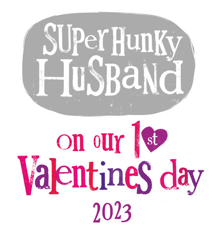 Brightside 'Super Hunky Husband' Valentine's Day Card