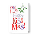 Brightside 'One I Love Happy Kiss-Mas' Christmas Card